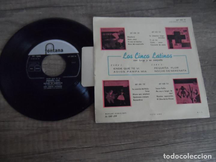 Discos de vinilo: LOS CINCO LATINOS - ENDE QUE TE VI +3 - Foto 2