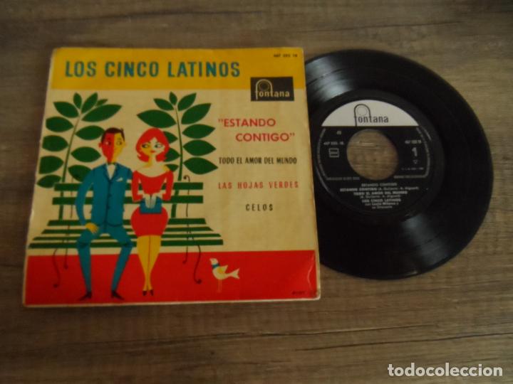 Discos de vinilo: LOS CINCO LATINOS - ESTANDO CONTIGO +3 - Foto 1
