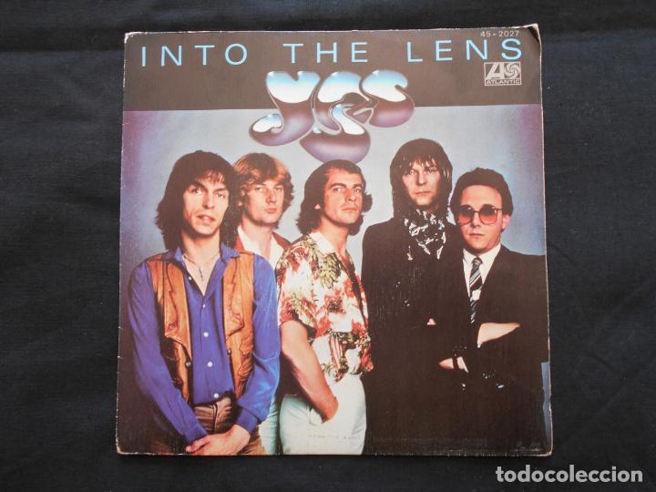 Discos de vinilo: YES - INTO DE LENS // DOEST IT REALLY HAPPEN? - Foto 1