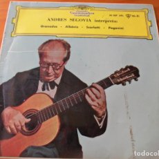 Discos de vinilo: ANDRES SEGOVIA, GUITARRA ESPAÑOLA CLASICA- SEVILLANAS/ SONATA/ ROMANZA - EP 1961-. Lote 134200930