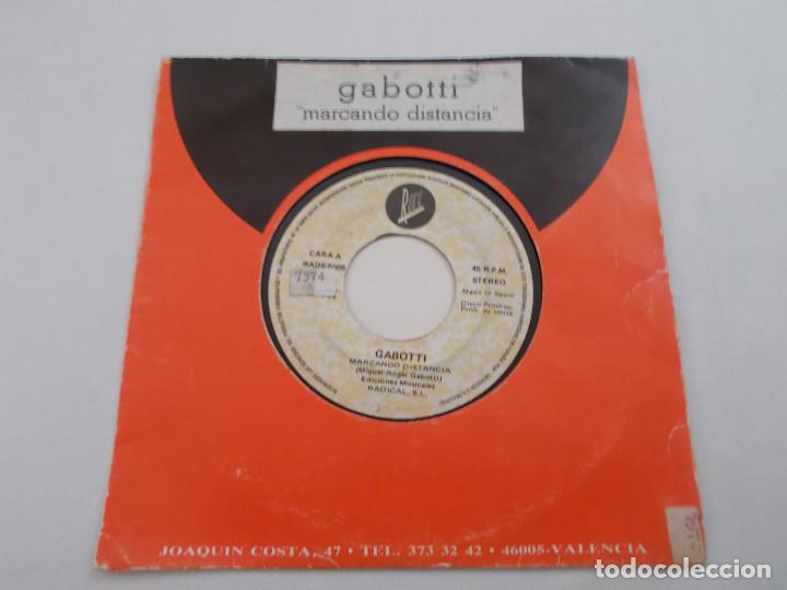 Discos de vinilo: GABOTTI, MARCANDO DISTANCIA. - Foto 1
