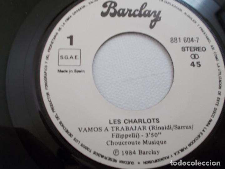 Discos de vinilo: LES CHARLOTS. VAMOS A TRABAJAR. - Foto 3