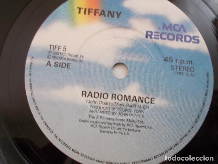 Discos de vinilo: TIFFANY. RADIO ROMANCE. - Foto 3