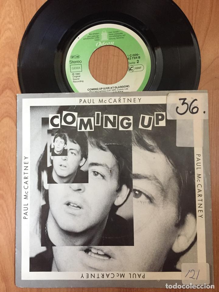 Discos de vinilo: PAUL McCARTNEY `Coming Up` - Foto 1
