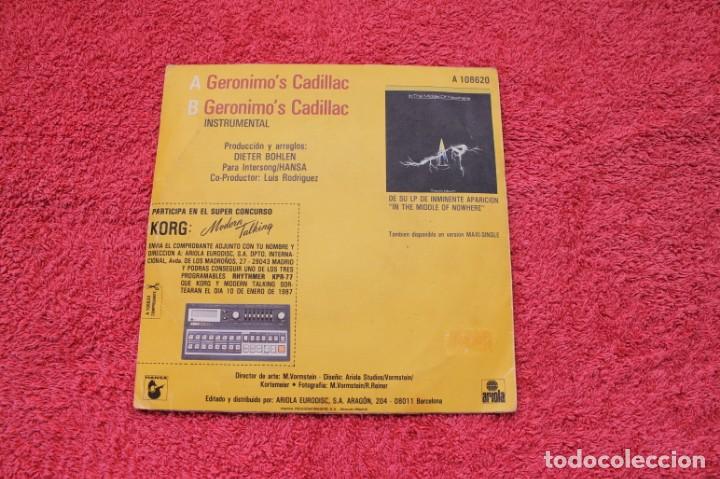 Discos de vinilo: DISCO DE MODERN TALKING - GERONIMOS CADILLAC. - Foto 2 - 134243926