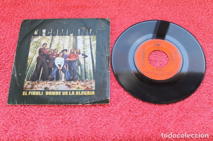 Discos de vinilo: LA COMPA&Ntilde;&Iacute;A - EL FIRULI - SINGLE CBS 1971 - Foto 1