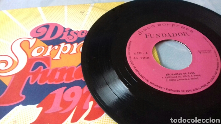 Discos de vinilo: Disco Sorpresa Fundador 1971 - Foto 1