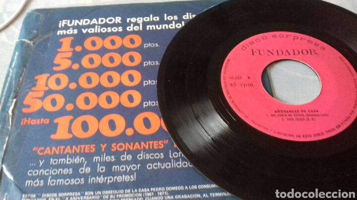 Discos de vinilo: Disco Sorpresa Fundador 1971 - Foto 2