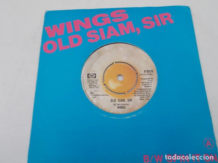 Discos de vinilo: WINGS. OLOD SIAM SIR. SPIN IT ON - Foto 1