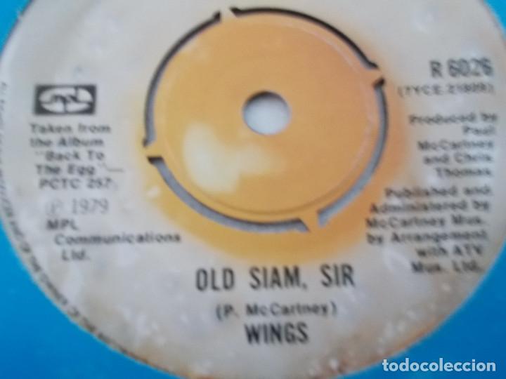 Discos de vinilo: WINGS. OLOD SIAM SIR. SPIN IT ON - Foto 2