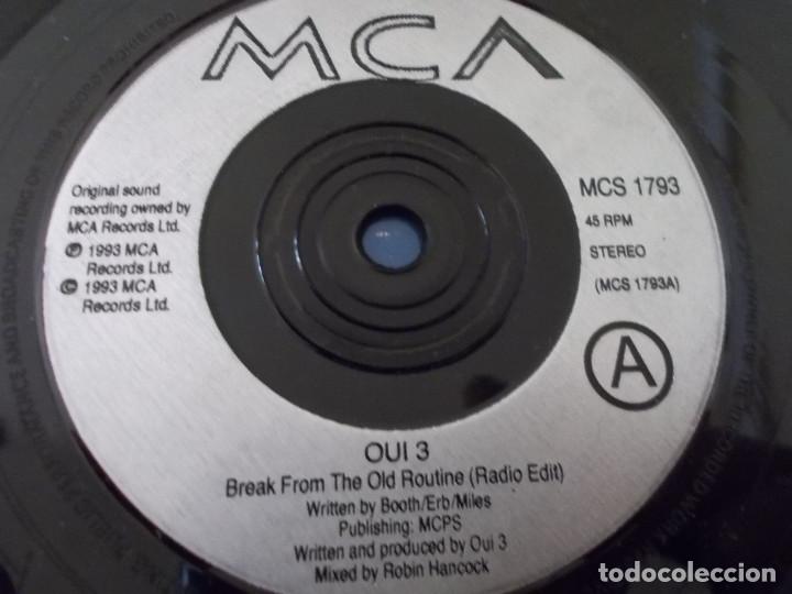 Discos de vinilo: OUI 3. BREAK FROM THE OLD ROUTINE. - Foto 3