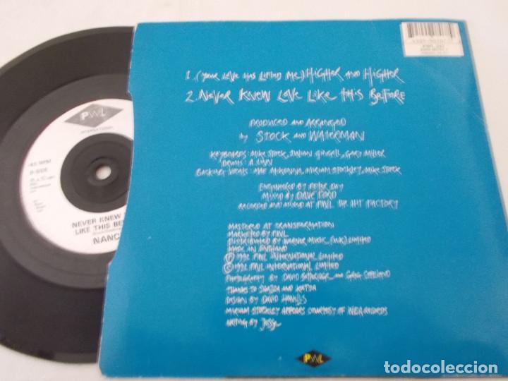 Discos de vinilo: NANCY. HIGHER AND HIGHER. LIKE THIS BEFORE. - Foto 2