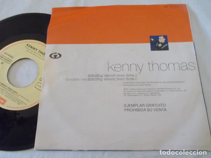 Discos de vinilo: KENNY THOMAS. THINKING ABOUT YOUR LOVE. - Foto 2