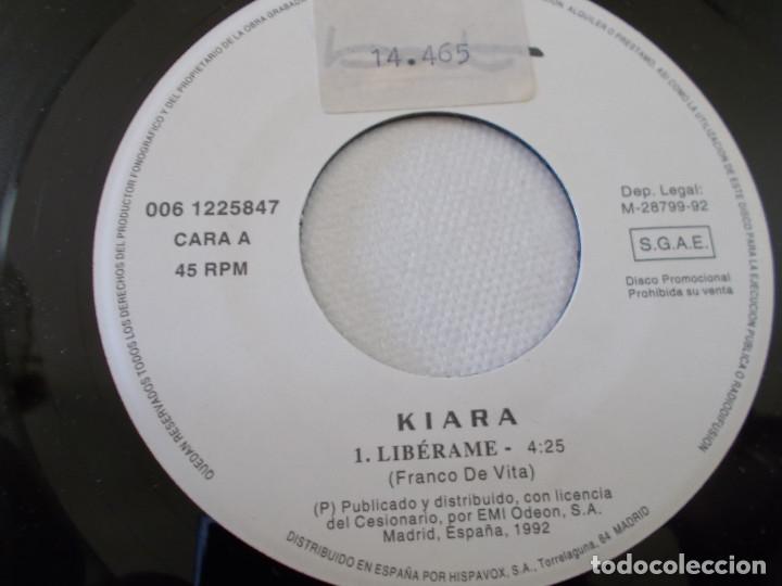 Discos de vinilo: KIARA, LIB&Eacute;RAME. - Foto 3