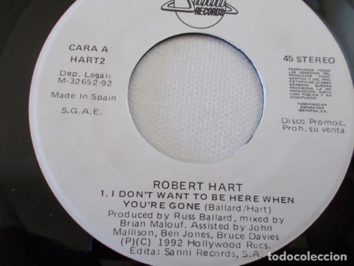 Discos de vinilo: ROBERT HART. DON&acute;T WANT TO BE HERE WHEN - Foto 3