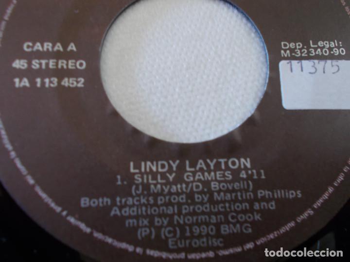 Discos de vinilo: LINDY LAYTON. SILLY GAMES. - Foto 3
