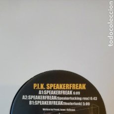 Discos de vinilo: P.I.K. – SPEAKERFREAK . 33 RPM. HARD HOUSE.. Lote 134325278