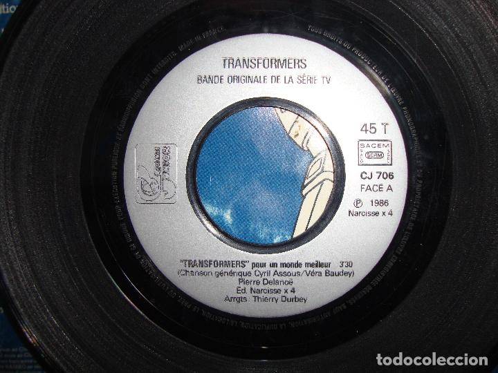 Discos de vinilo: DIFICIL SINGLE TRANS FORMERS TRANSFORMERS - Foto 4