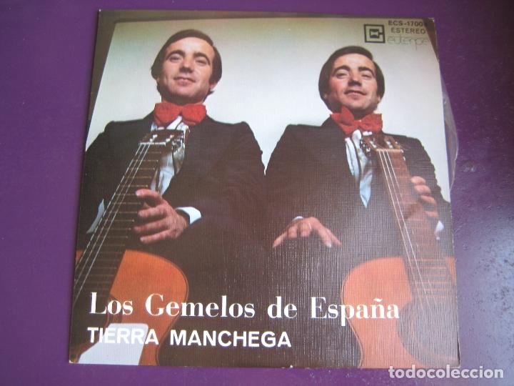 Discos de vinilo: LOS GEMELOS DE ESPA&Ntilde;A Sg EUTERPE 1976 - TIERRA MANCHEGA +1 - CANCION ESPA&Ntilde;OLA