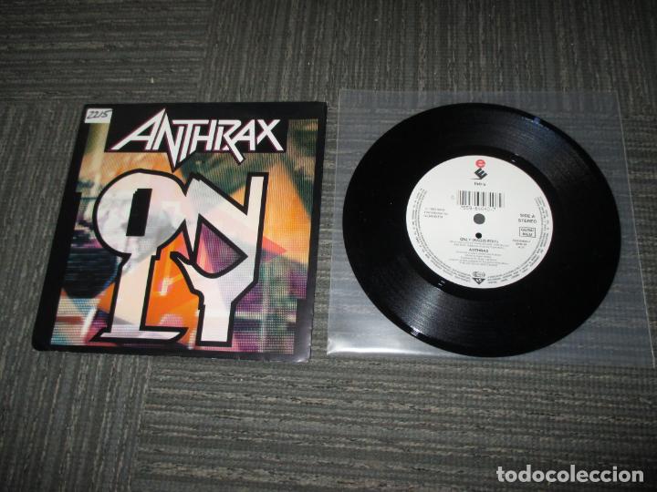 Discos de vinilo: ANTHRAX - ONLY - SINGLE - GERMANY - ELEKTRA - L - - Foto 1