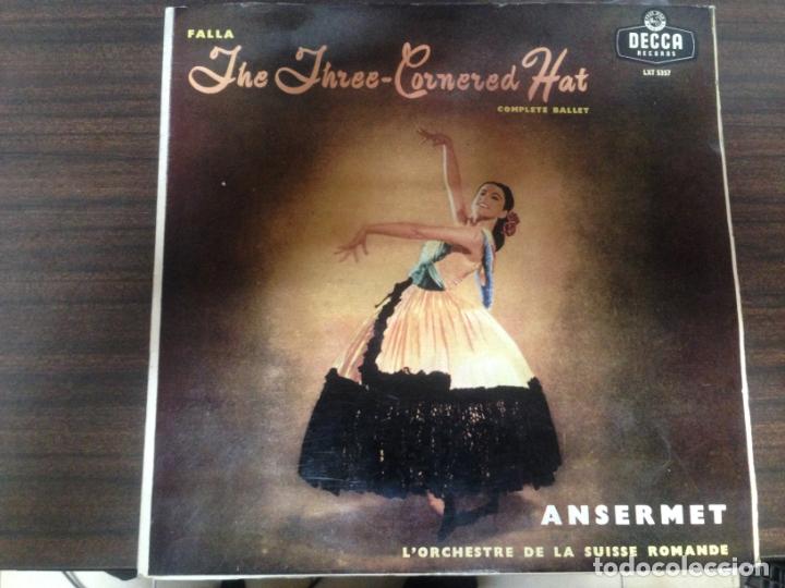 Discos de vinilo: LP DISCO VINILO FALLA THE THREE CORNERED HAT ANSERMET - Foto 1
