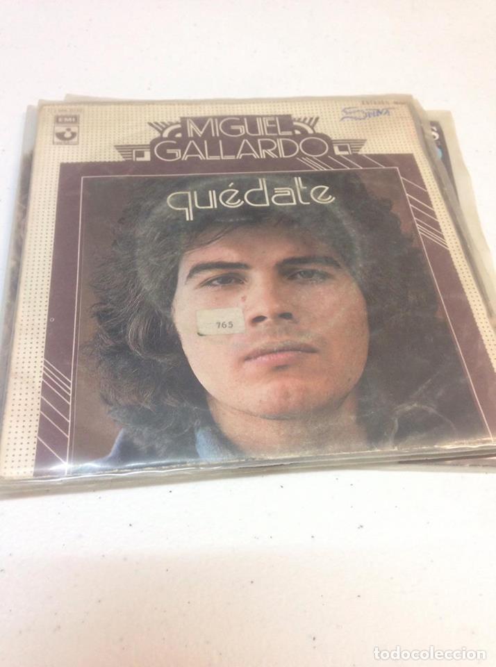 Discos de vinilo: Miguel Gallardo - Qu&eacute;date (7-Single) - Foto 1