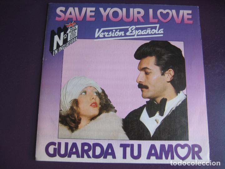 Vinyl records: GUARDA TU AMOR (VERSION ESPA&Ntilde;OLA) SAVE YOUR LOVE Sg MOVIEPLAY COOK 1983 DISCO POP N&ordm;1 EN INGLATERRA