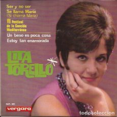 Discos de vinilo: EP-LITA TORELLO SER Y NO SER VERGARA 347 SPAIN 1965