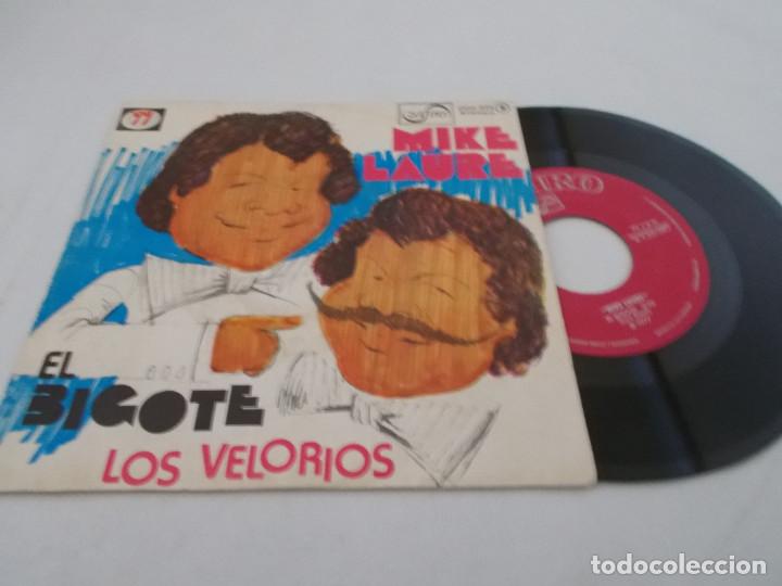 Discos de vinilo: MIKE LAURE. EL BIGOTE, LOS VELORIOS. - Foto 1
