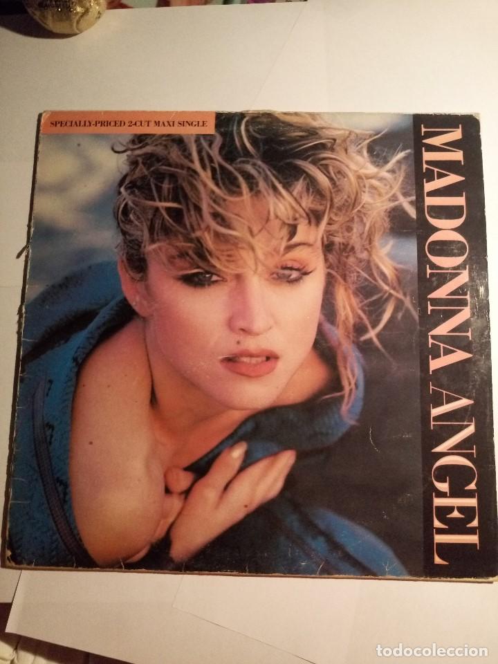 Discos de vinilo: MADONNA-ANGEL-ORIGINAL ESPA&Ntilde;OL-MAXI SINGLE - Foto 1