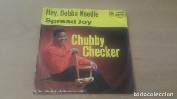 Discos de vinilo: Single CHUBBY CHECKER Hey bobba needle / Spread joy - German a&ntilde;o 1965 - Foto 1