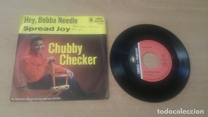 Discos de vinilo: Single CHUBBY CHECKER Hey bobba needle / Spread joy - German a&ntilde;o 1965 - Foto 2