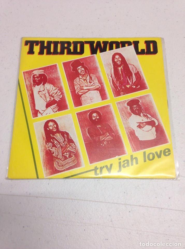 Discos de vinilo: Third World - Try Jah Love --single promo - Foto 1