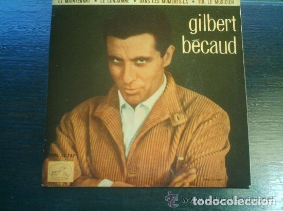 Discos de vinilo: GILBERT BECAUD SINGLE VINILO - Foto 1