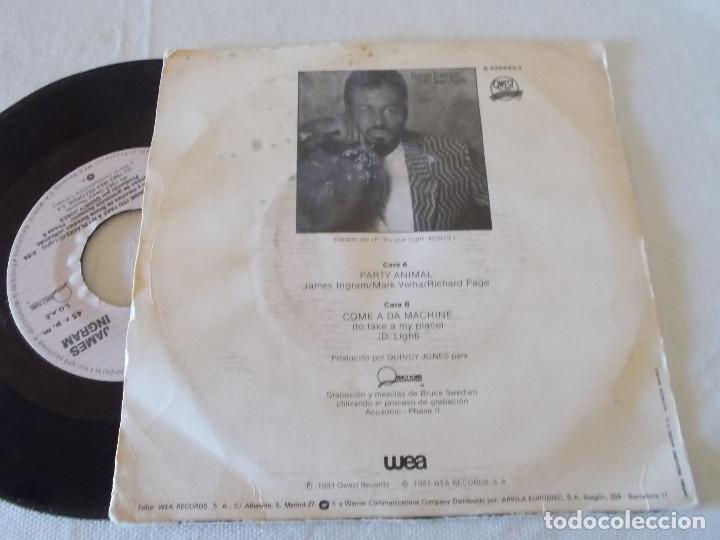 Discos de vinilo: JAMES INGRAM, PARTY ANIMAL. - Foto 2
