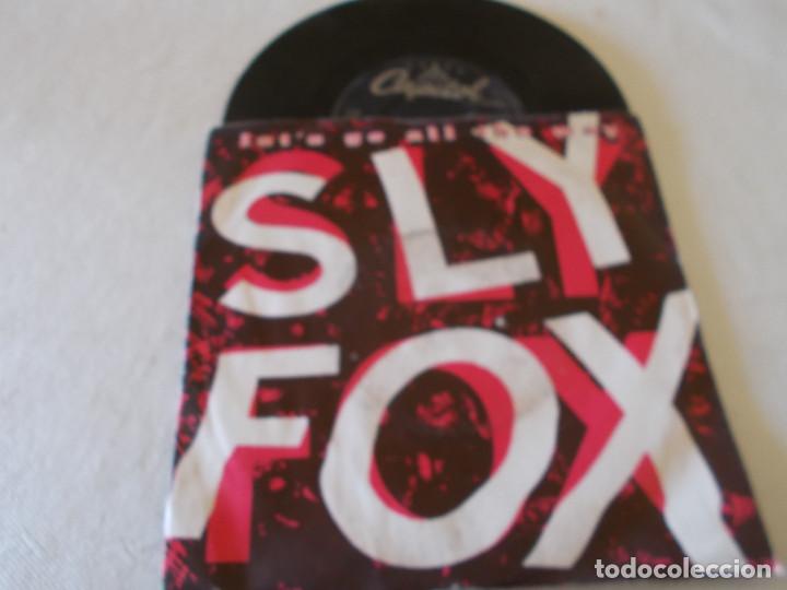 Discos de vinilo: SLY FOX. LET&acute;S GO ALL THE WAY.   SINGLE - Foto 1