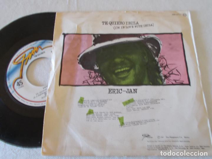 Discos de vinilo: ERIC JAN. TE QUIERO IBIZA. - Foto 2