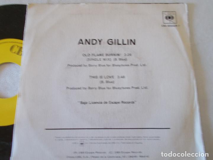 Discos de vinilo: ANDY GILLIN. OLD FLAME BURNIN. THIS IS LOVE. - Foto 2