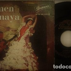 Discos de vinilo: CARMEN AMAYA SABICAS--SOLEARES-SZEVILLANAS FANDANGO DE MALAGA EP 1961