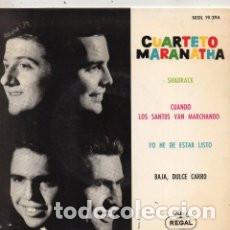 Discos de vinilo: EP CUARTETO MARANATHA : SHADRACK - Foto 1