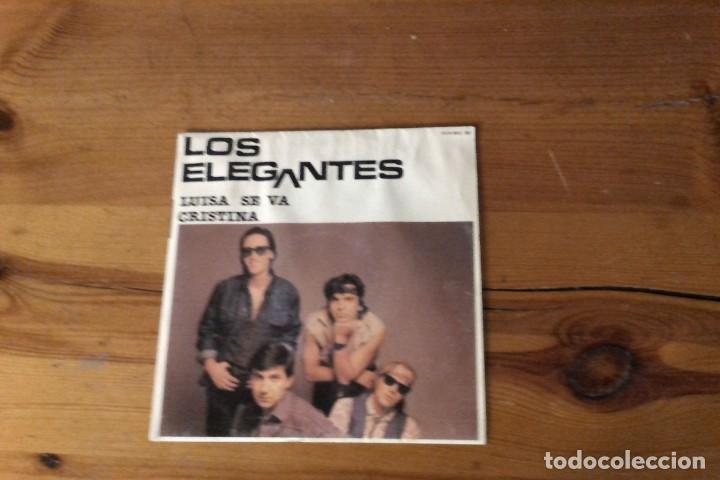 Discos de vinilo: single Luisa se vas, Los elegantes - Foto 1