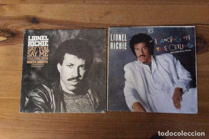 Discos de vinilo: 2 singles de Lionel Richie - Foto 1