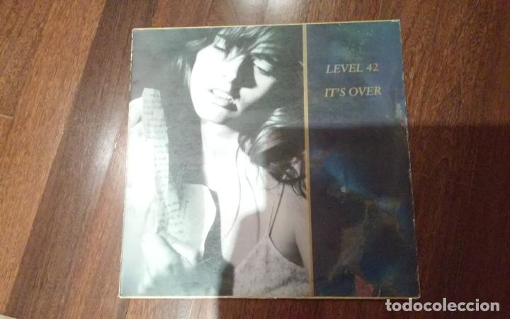 Discos de vinilo: Level 42-its over.maxi espa&ntilde;a - Foto 1