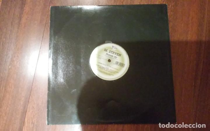 Discos de vinilo: M.steven-hands up.maxi italia - Foto 1