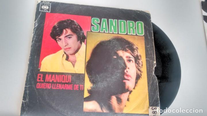 Disques de vinyle: SINGLE (VINILO) DE  SANDRO A&Ntilde;OS 70
