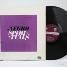 Discos de vinilo: DISCO LP DE VINILO - NEGRO SPIRITUALS VOLUM II, JAUME ARNELLA - CORAL SANT JORDI - CONCÈNTRIC - 1970