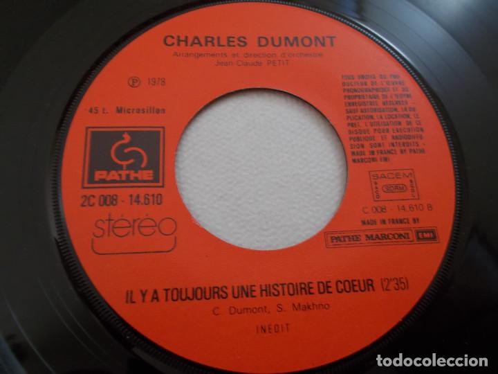 Discos de vinilo: CHARLES DUMONT. DIS, CETTE MELODIE. - Foto 3