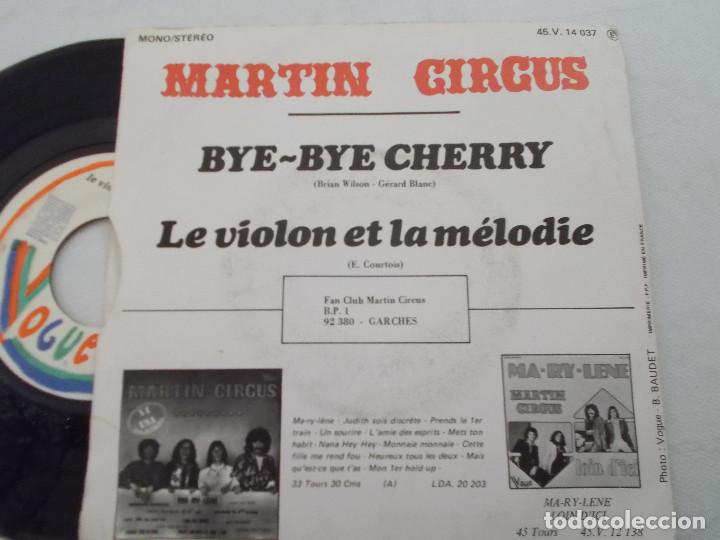 Discos de vinilo: MARTIN CIRCUS, BYE BYE CHERRY - Foto 2