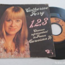 Discos de vinilo: CATHERINE FERRY, 1,2,3. PETIT JEAN. 