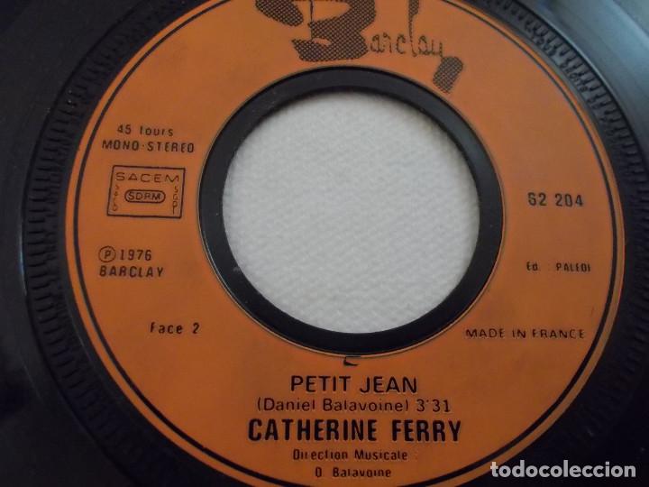 Discos de vinilo: CATHERINE FERRY, 1,2,3. PETIT JEAN. - Foto 2